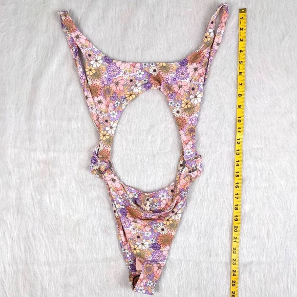 Chloe Rose Floral Sun Chaser One Piece Medium NEW - Picture 12 of 12